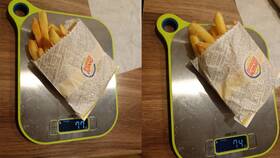 Сколько весит котлета в Burger King в Милавица
