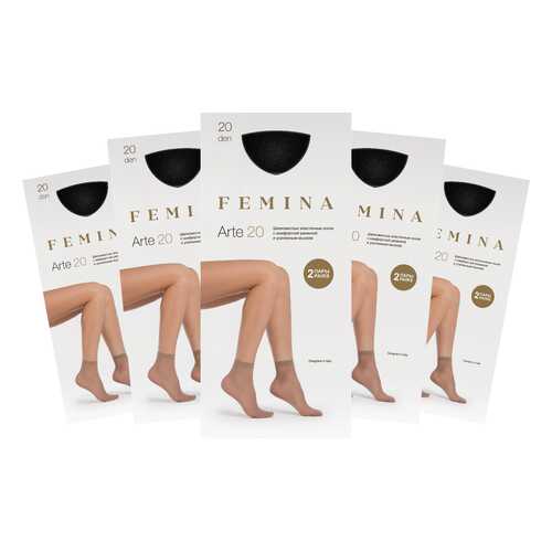 Набор носков женских FEMINA Arte 20 черных one size в Милавица