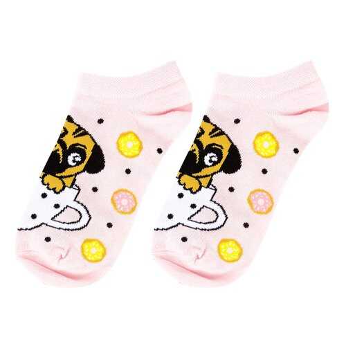 Носки женские Kawaii Factory Чашка и мопс розовые 35-39 в Милавица
