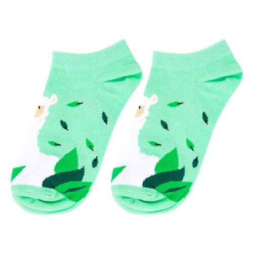 Носки женские Kawaii Factory Ламы зеленые 36-39 в Милавица