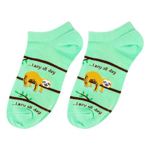 Носки женские Kawaii Factory Ленивец зеленые 35-39 в Милавица