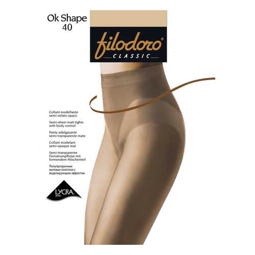 Колготки Filodoro Classic OK SHAPE 40/Playa/4 (L) в Милавица
