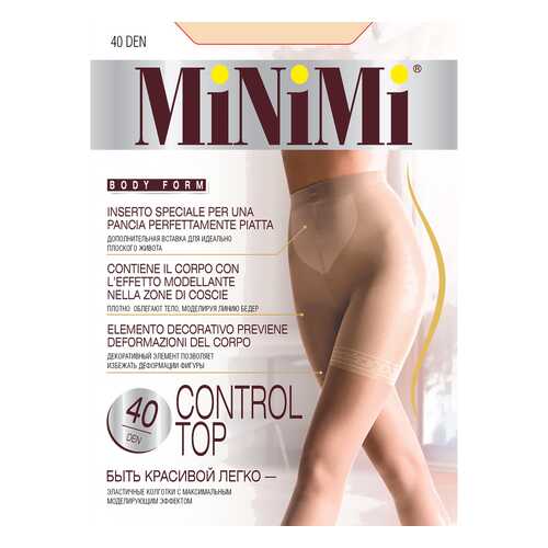 Колготки MiNiMi CONTROL TOP 40, caramello min, 3/M в Милавица