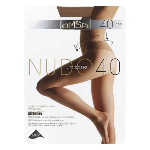 Колготки Omsa NUDO 40 VITA BASSA / Caramello (Телесный) / 2 (S) в Милавица