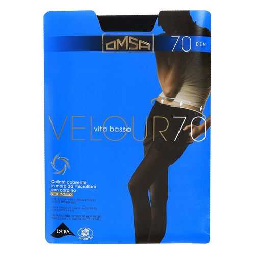 Колготки Omsa VELOUR 70 VITA BASSA / Nero (Черный) / 4 (L) в Милавица